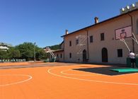 Anti Cracking Small Backyard Basketball Court Multifunctional Customized Color